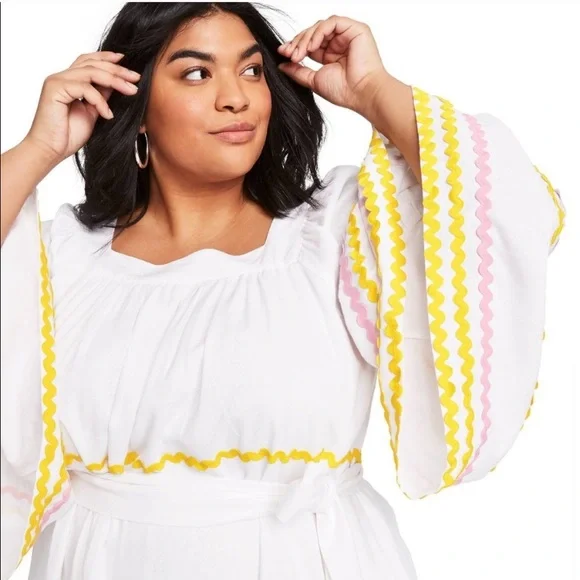 Lisa Marie Fernandez Ric Rac Linen Dress - Picture 3 of 11